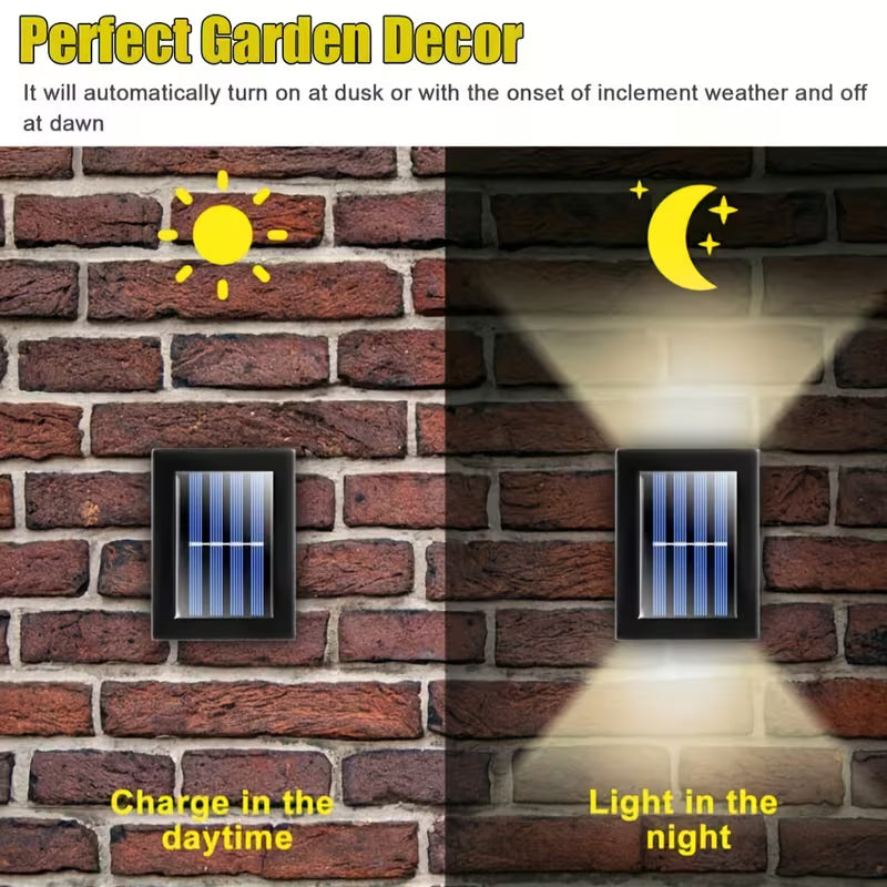 미니 태양광 자동충전 인테리어등 - 4개 세트