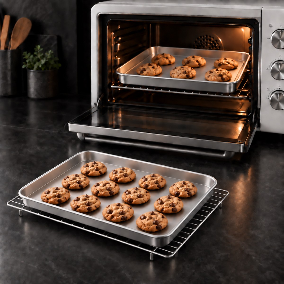 Deep Frying Rack with Tray