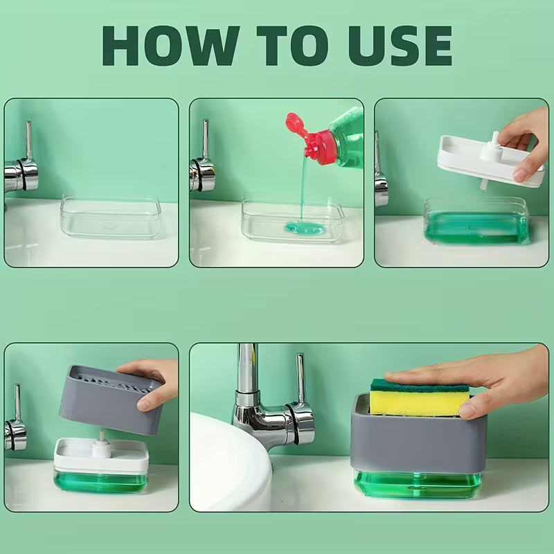 주방 세제 디스펜서 / 수세미 홀더