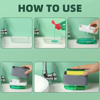 주방 세제 디스펜서 / 수세미 홀더