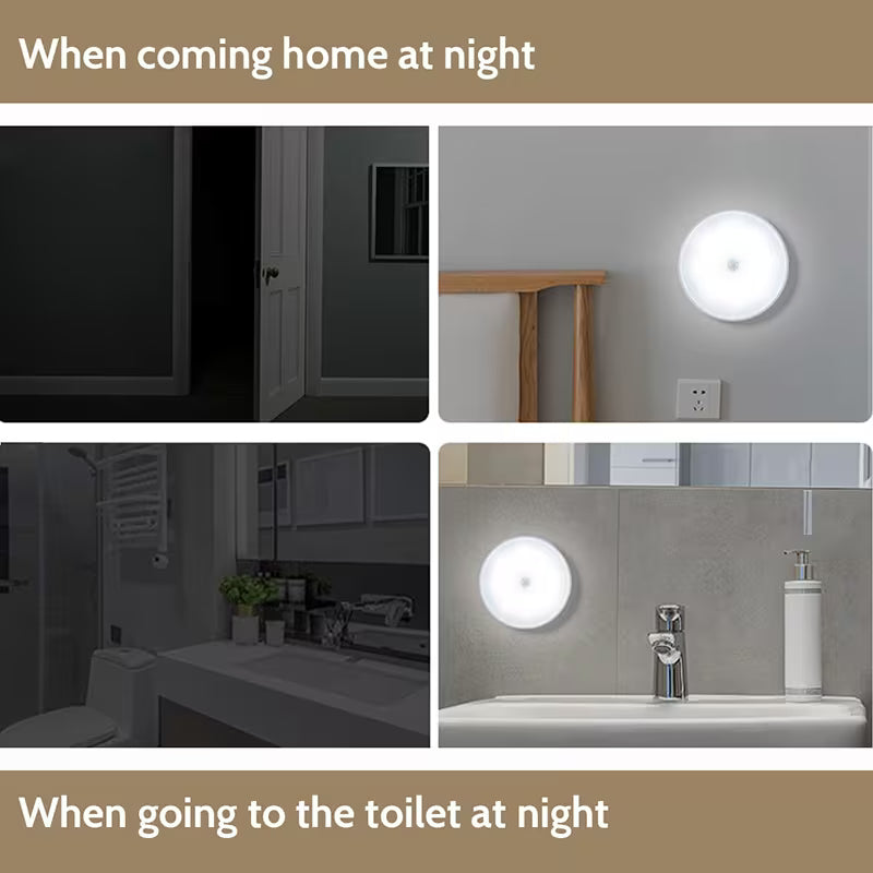 색깔변경 USB 충전식 센서등