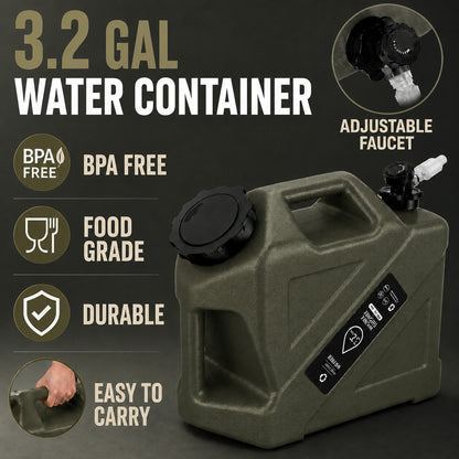 캠핑 물통 - 3.2 Gallon