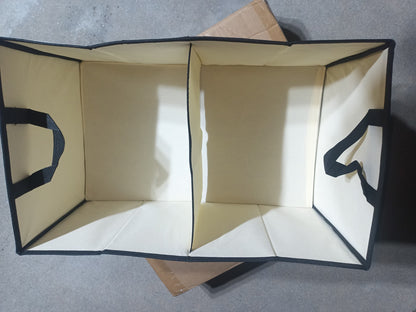 (신품) 차 트렁크 정리박스 - 베이지