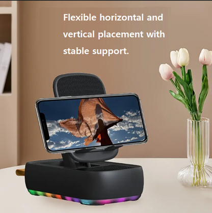 (신품) 3-IN-1 폰/태블렛 거치대 + 충전 + 스피커