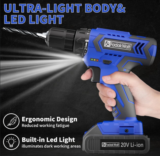 (신품) 20v 280in-lbs 3/8 드릴