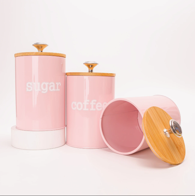 (신품) 주방 Canister 3개 Set