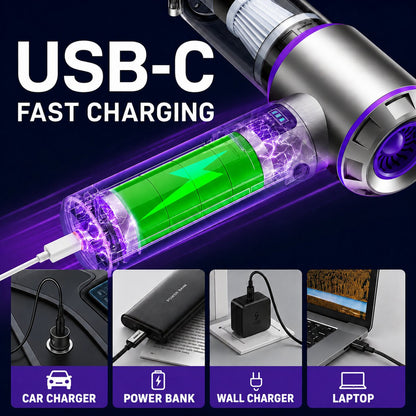 Cordless Car Vacuum with Air Duster