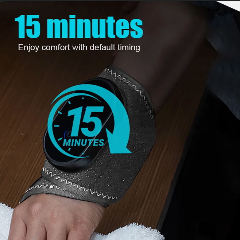 (신품) 무선 손목 찜질패드 + 약한 진동 마사지