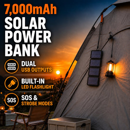 태양광 파워뱅크 - 7000mAh