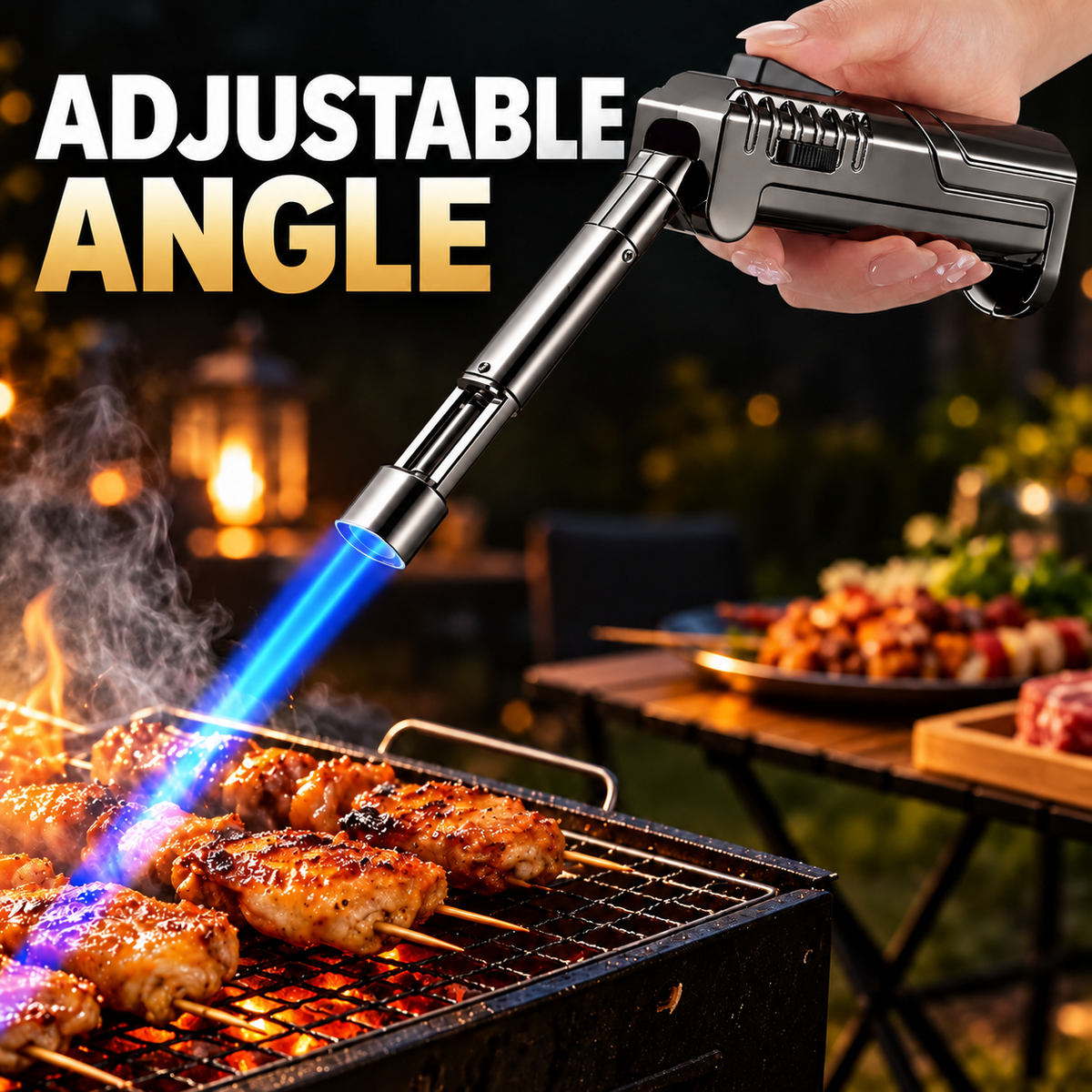 Foldable Jet Flame Torch Lighter (Butane Not Included)