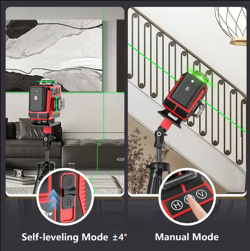 (신품) WEIDOW 16 라인 4 x 360 4D 레이저 레벨
