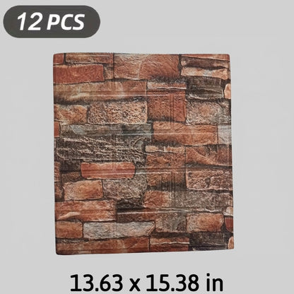 3D 스티커 벽지 - 12장