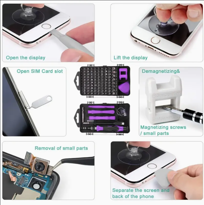 (신품) 115-IN-1 정밀(미니) 스크류 드라이버 Set