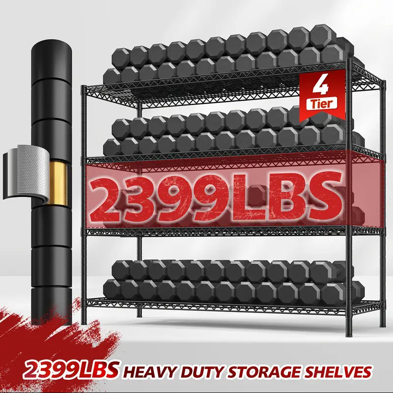 (판매완료) 4단 와이어 렉 60 x 24x 75.6"