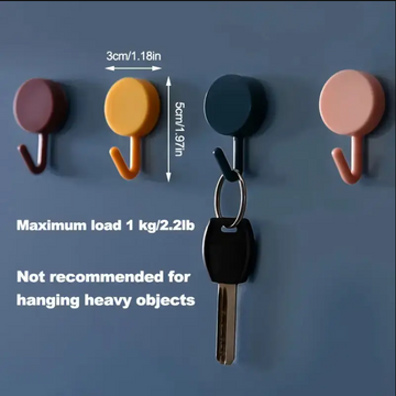 Self-Adhesive Hooks 10개 (색상중복)