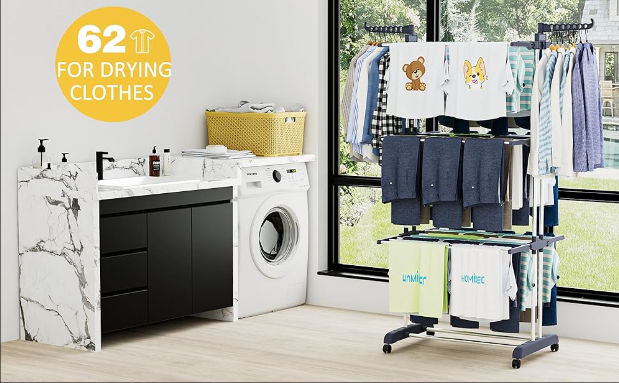 (신품) 4단 빨래 건조대