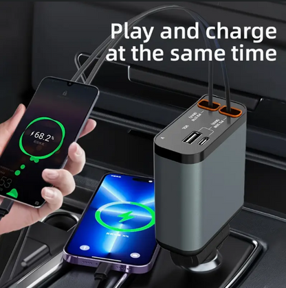 (신품) 차량용 급속 충전기 총 93W (노북 충전가능)