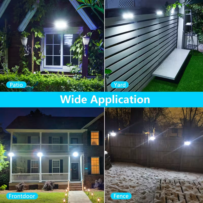 태양광 자동충전 클립 센서등 - 2개 세트