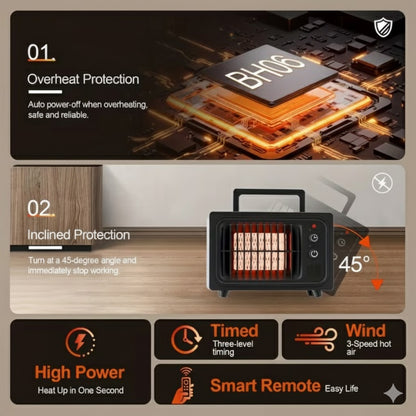 화장실/책상 미니 히터 600W