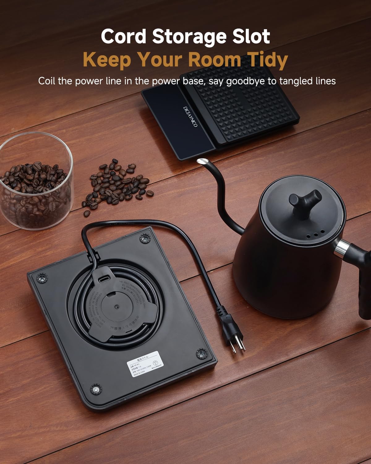 Gooseneck 전기 주전자 1L , 1000W