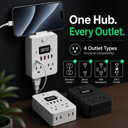 1250W 시계 파워 스트립