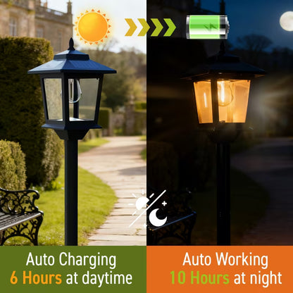 63인치 태양광 자동충전 가로등  ( 인테리어 /데코용 ) - 2개 세트