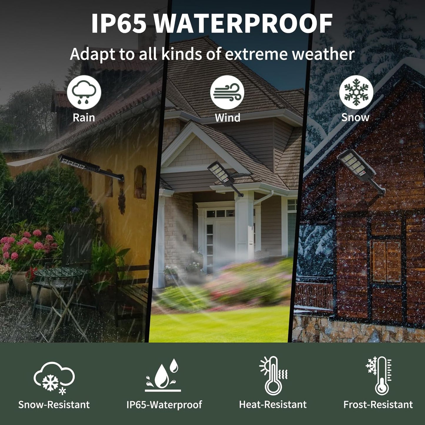 태양광 자동충전 센서등 Floodlight - 1개