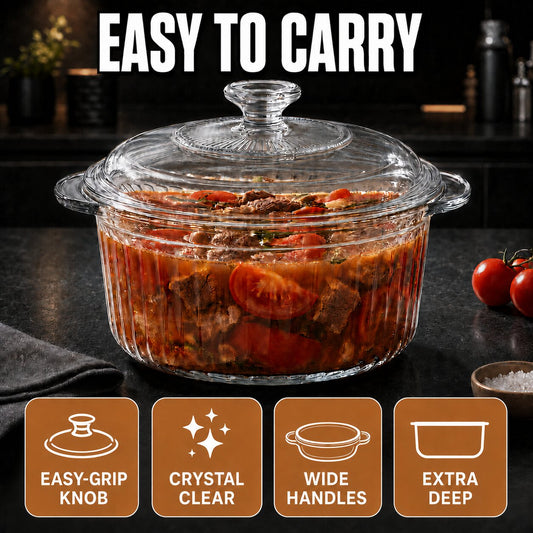 Glass Casserole Dish - 2.5QT