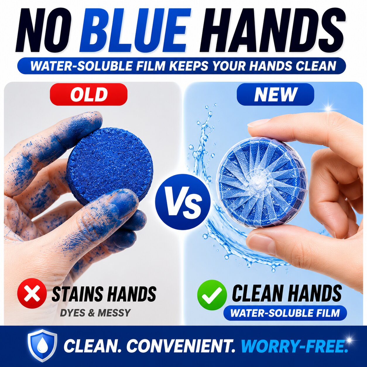 Vacplus Auto Toilet Bowl Cleaner - 10 Pack