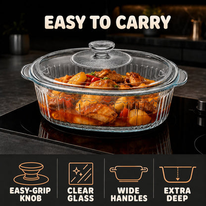 Casserole Baking Dish - 1.9 QT (Serves 1-2)