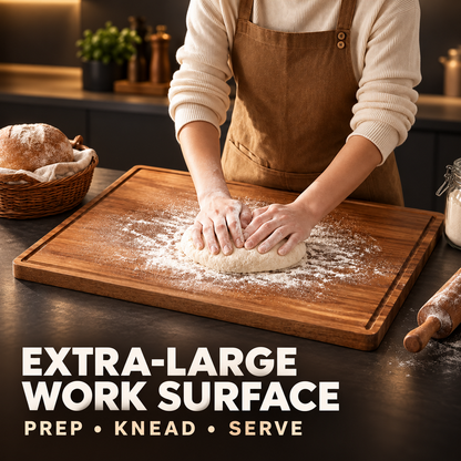 XL Acacia Cutting Board - 23.6 x 17.7"