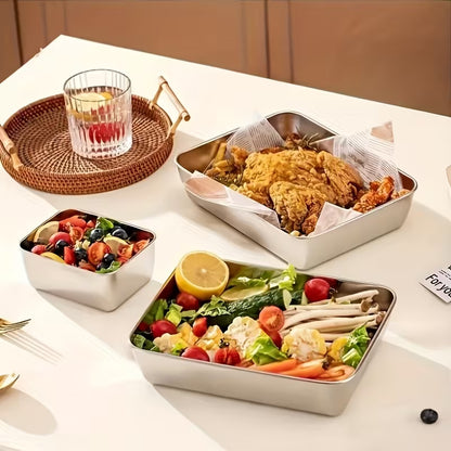 식재료 냉동보관 달라붙음 방지 - SUS 316 용기 6개 Set