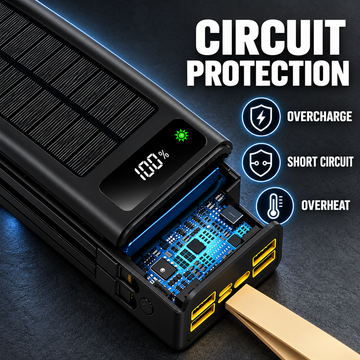 💥 실측 20000 mAh  - 태양광 파워뱅크