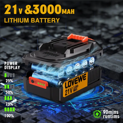 (신품) 6인치 미니 전기톱 650W 23 FT/S 21V 3Ah