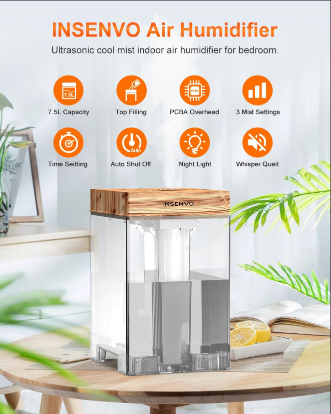 청소 간단한 겨울 가습기 7.5L