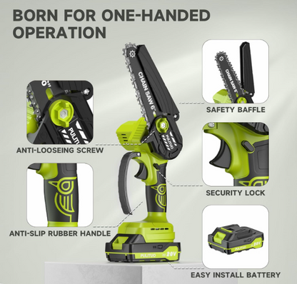 (신품) 6인치 미니 전기톱 880w 19.7 FT/S 20V 2Ah