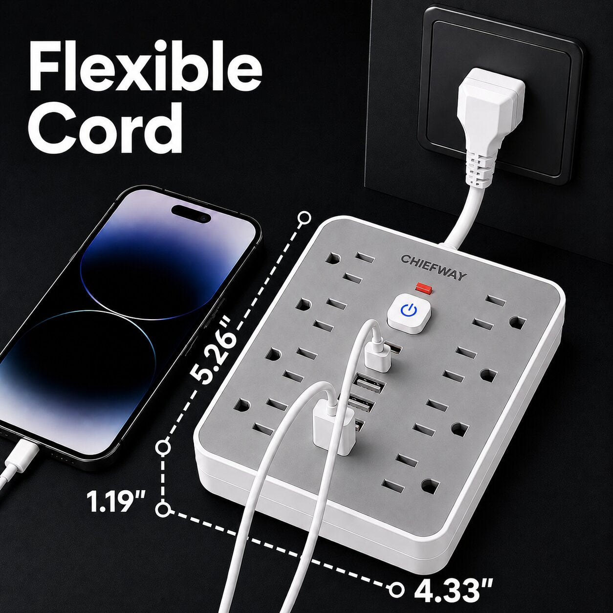 1250W Power Strip
