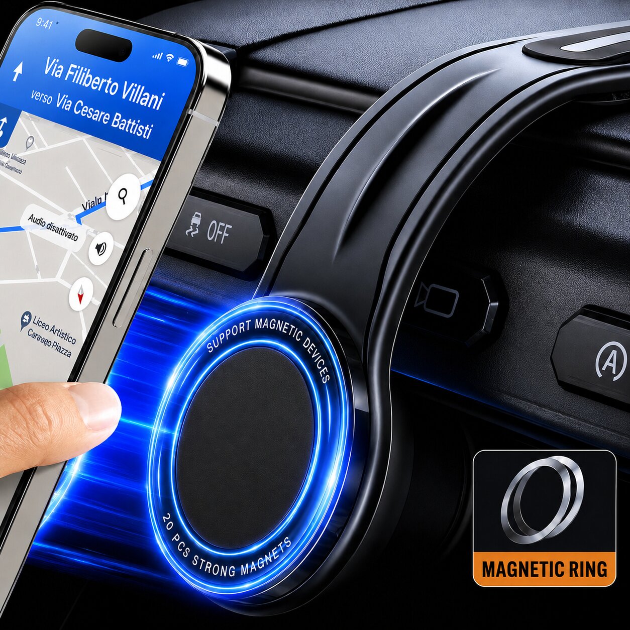 Flexi Magnetic Car Phone Mount