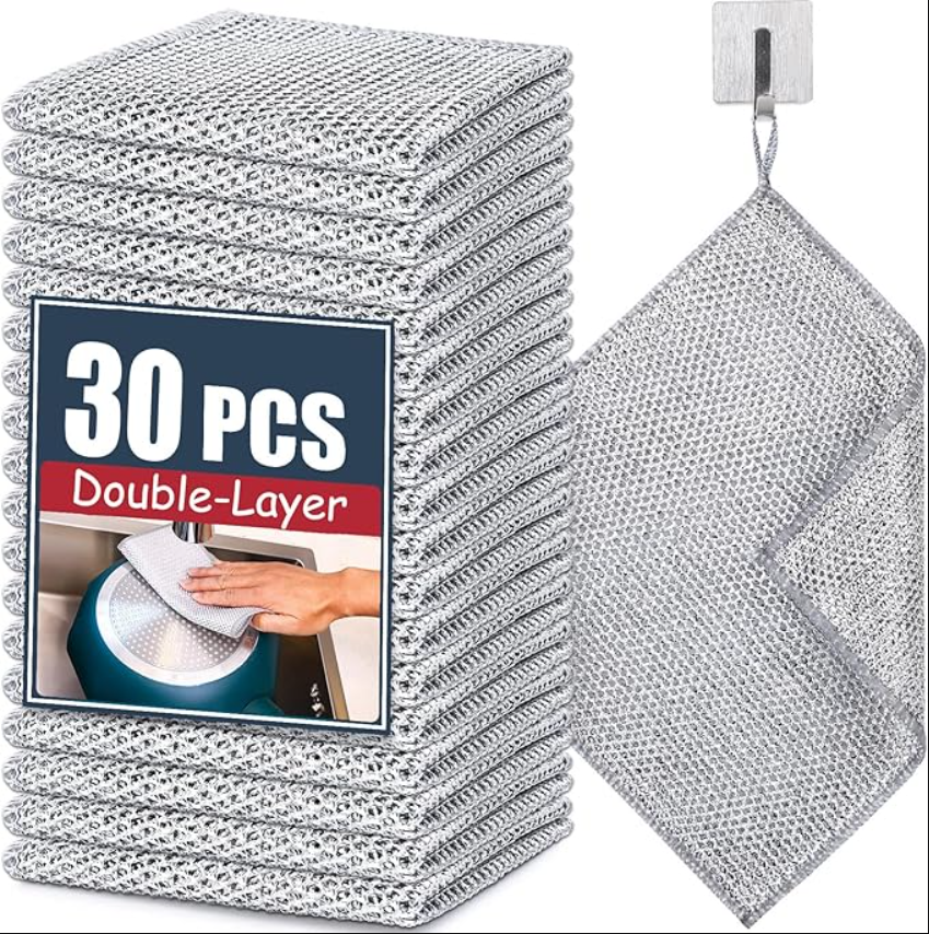 (신품) Double Layer 쇠 수세미 30개