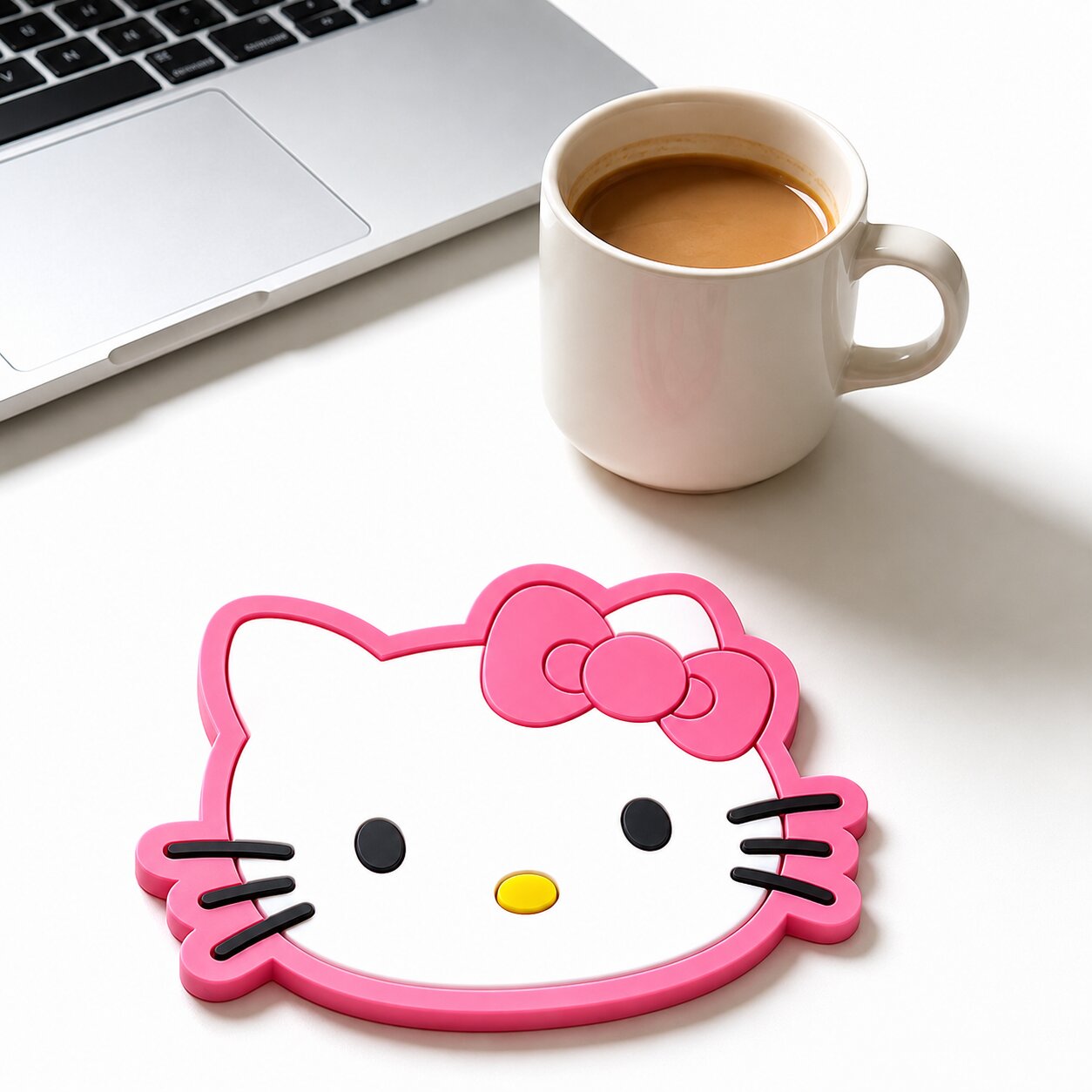 헬로키티 실리콘 컵받침