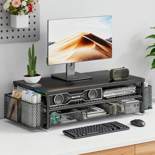 책상 정리 모니터 스탠드