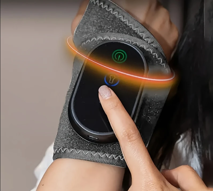 (신품) 무선 손목 찜질패드 + 약한 진동 마사지