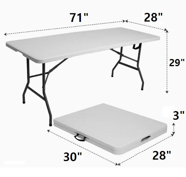 (판매완료) 6FT 접는 테이블