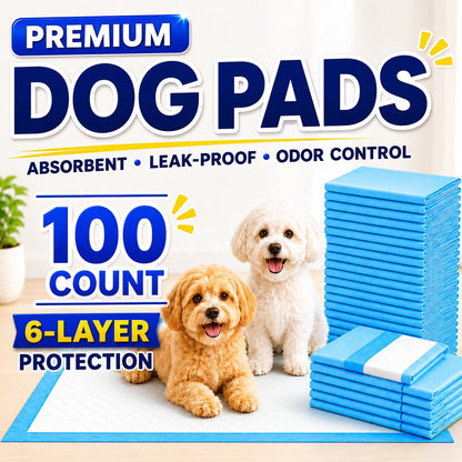 23.6" Dog Pee Pads - 100 Count