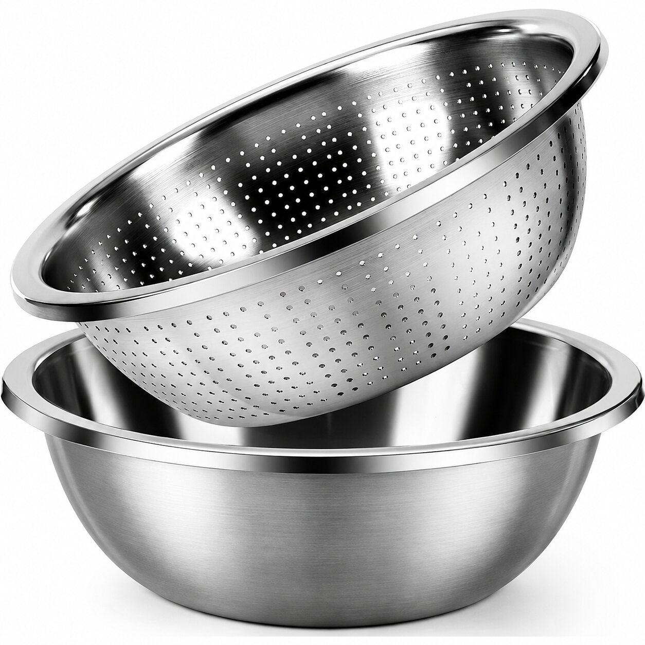 SUS 304 Colander · Mixing Bowl Set - 3QT