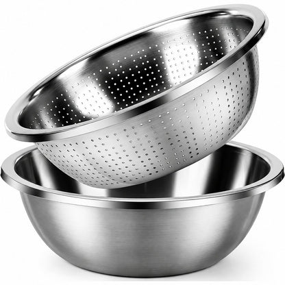 SUS 304 Colander · Mixing Bowl Set - 3QT