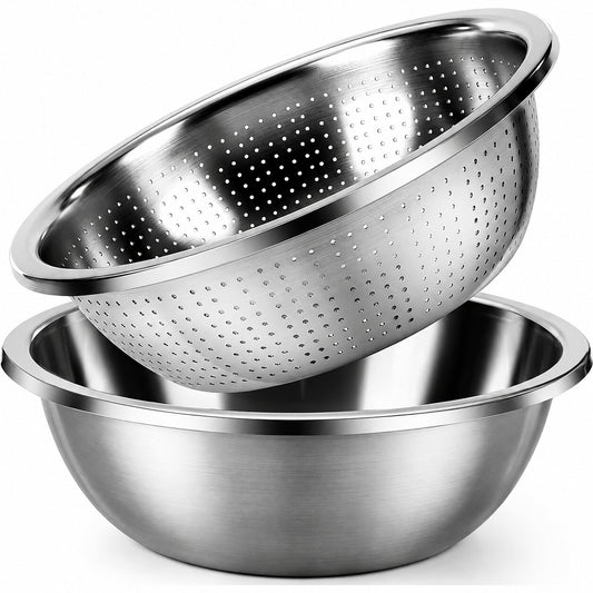 SUS 304 Colander · Mixing Bowl Set - 3QT
