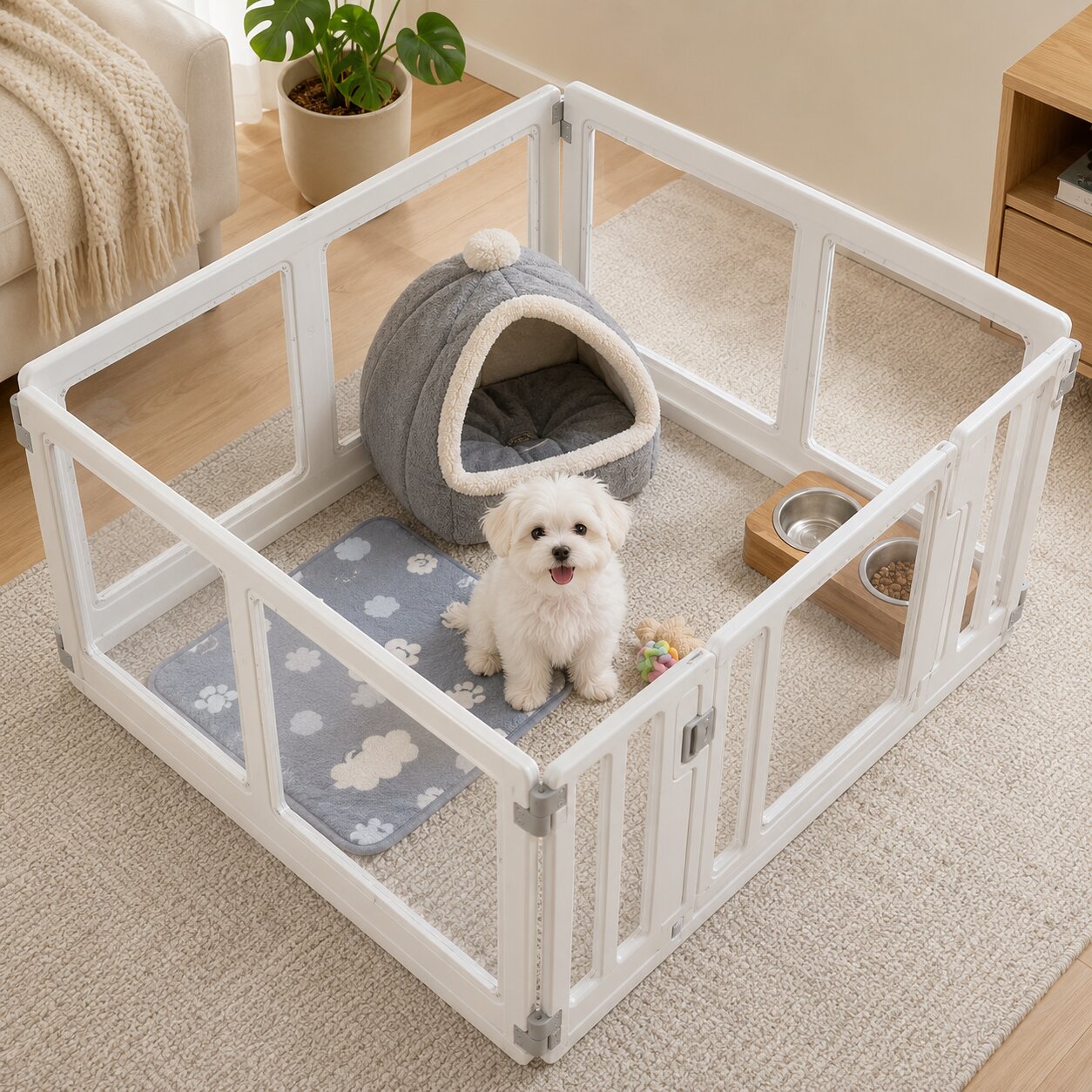 Modular Dog Playpen - 4 Panel (Small)