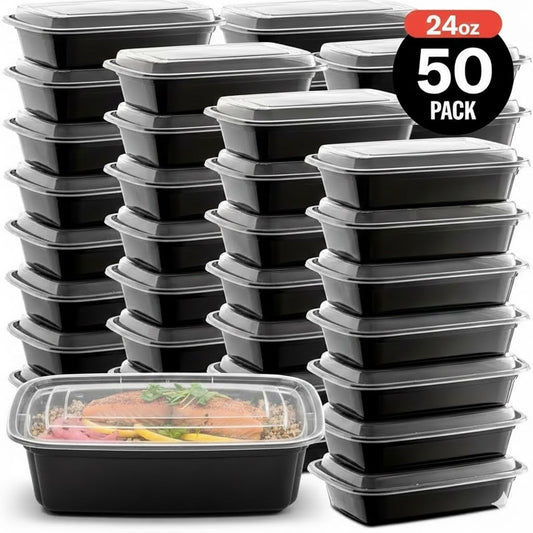 24oz 음식 배달용기 50개  - 사이드 메뉴용