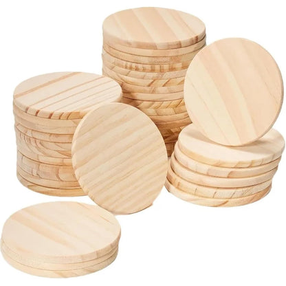 나무 컵받침 - 15개 세트